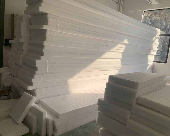Foam- raw material warehouse